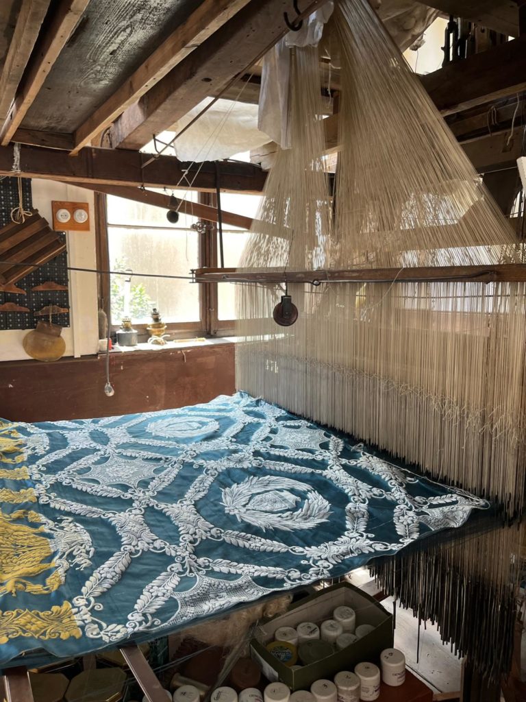 Métier à tisser de l'Atelier Mattelon à Lyon