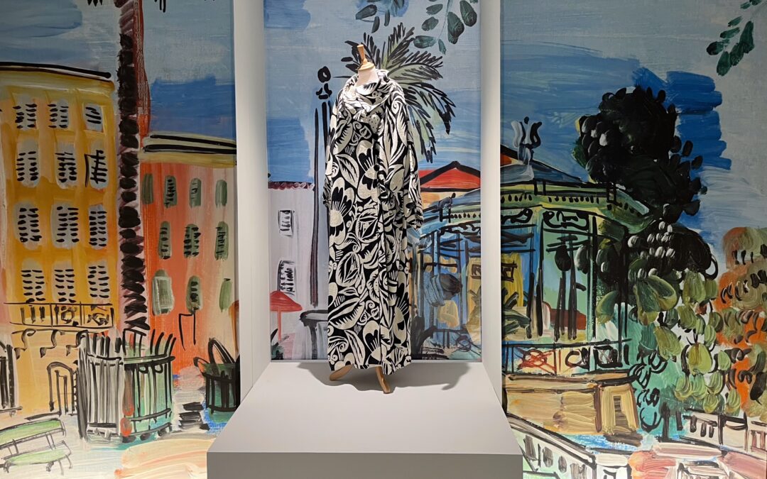 Discover the exhibition “Raoul Dufy and Fashion” at the Musée de la Banque in Hyères.