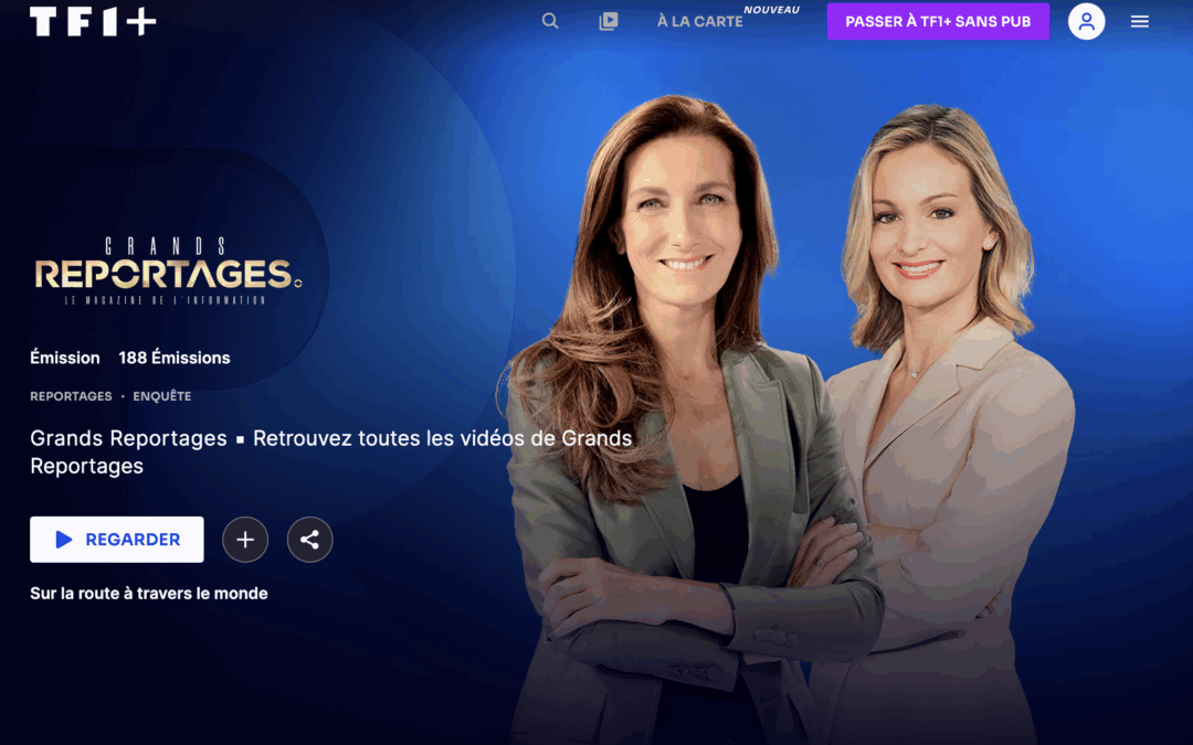 Les nouvelles robes du Musée Soieries Brochier mises à l’honneur dans “Grands Reportages” sur TF1