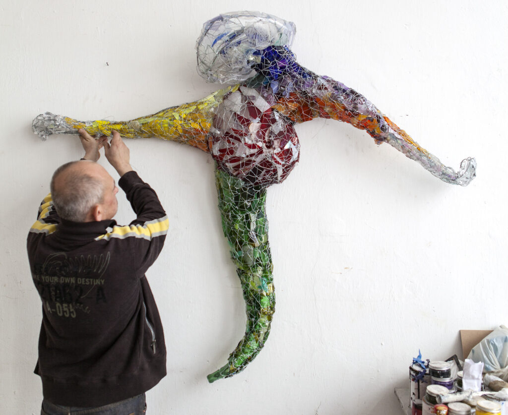 L'artiste Vincent Girard et son oeuvre lumineuse