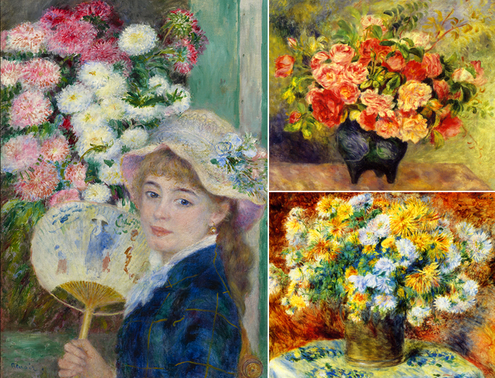 Les fleurs de Renoir, une nouvelle collection Brochier Soieries